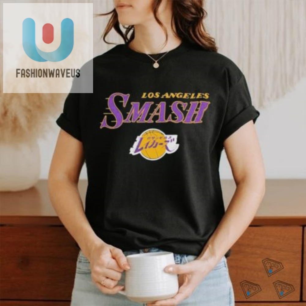 Official Los Angeles Lakers Nba X My Hero Academia All Might Smash Shirt 
