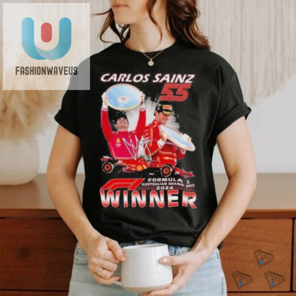 Awesome Carlos Sains 55 Formula 1 Australian Grand Prix 2024 Winner T Shirt 