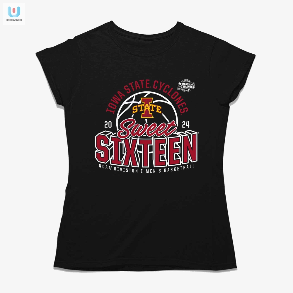 Iowa State Cyclones 2024 Ncaa Tournament March Madness Sweet Sixteen Defensive Stance Tshirt 