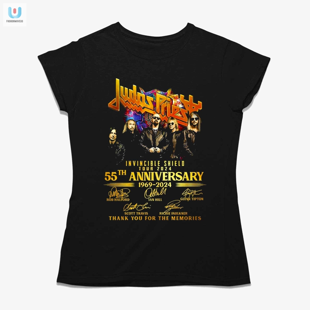 Judas Priest Invincible Shield Tour 2024 55Th Anniversary 19692024 Thank You For The Memories Tshirt 