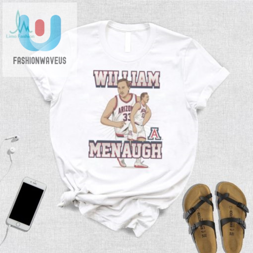 Arizona Ncaa Mens Basketball William Menaugh Official 2023 2024 Post Season Shirt 