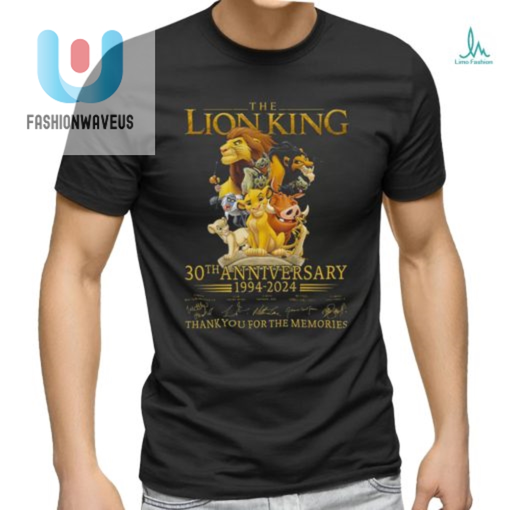 The Lion King Thank You For The Memories 1994 2024 T Shirt 
