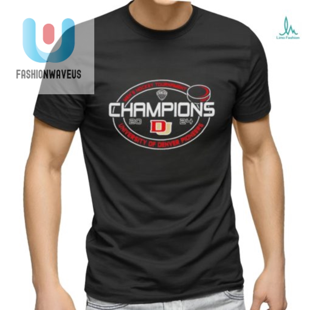 University Of Denver Pioneers Mens Hockey 2024 Nchc Tournament Champions Shirt 