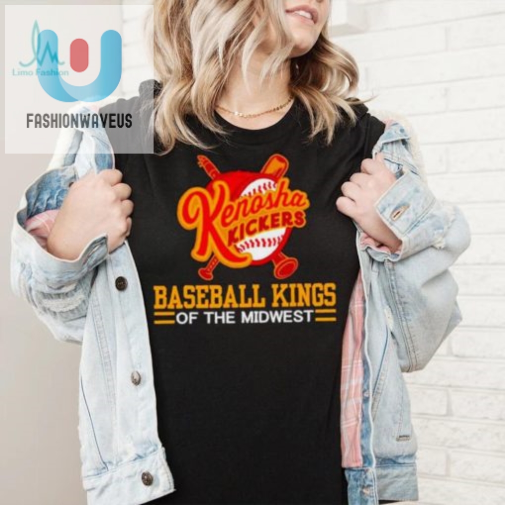 Kenosha Kickers Slogan Baseball Kings Of The Midwest Shirt 