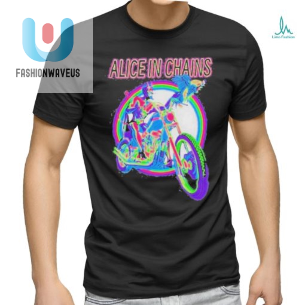 Official Alice In Chains Devil Bike Shirt 
