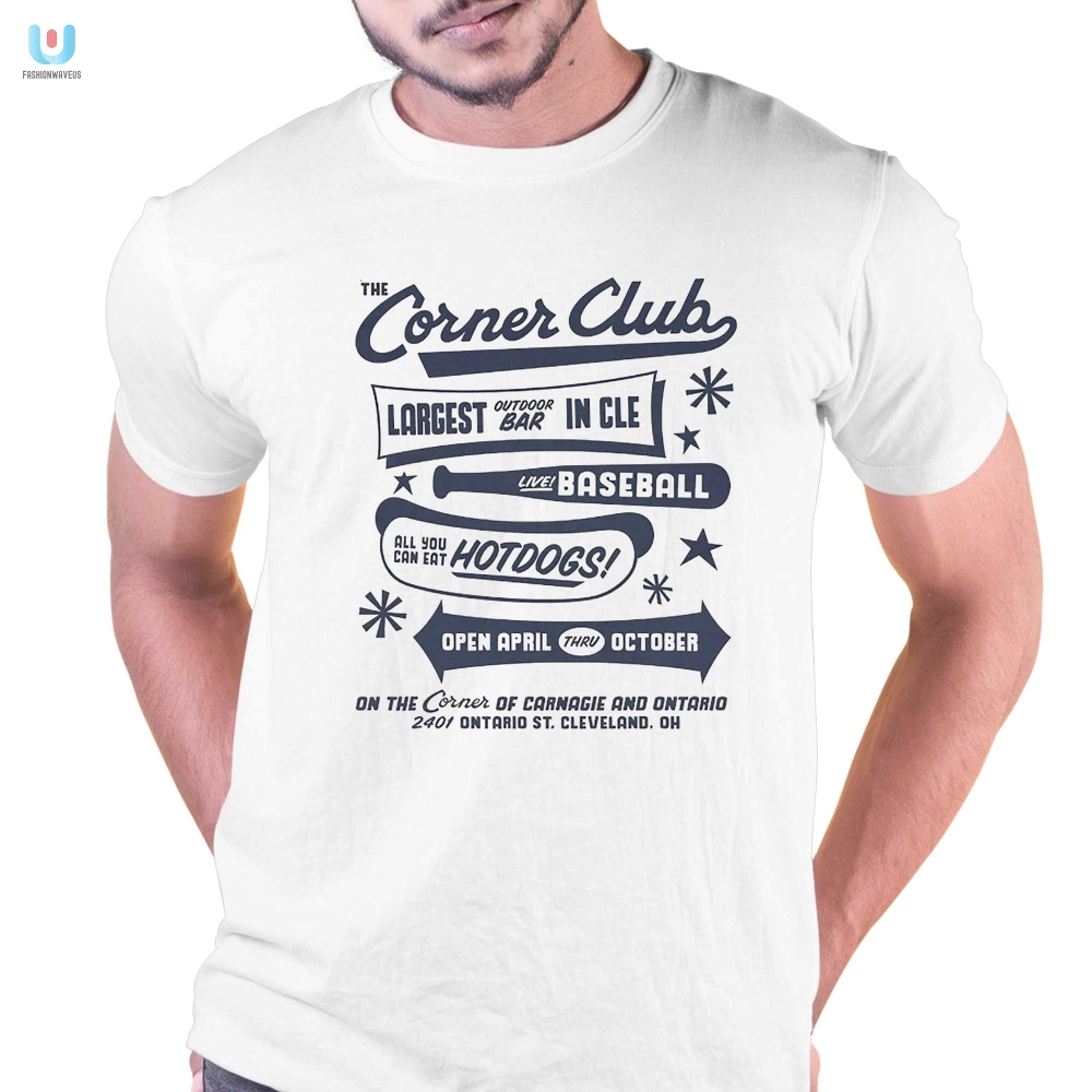 The Corner Club Largest Outdoor Bar In Cle Tshirt fashionwaveus 1