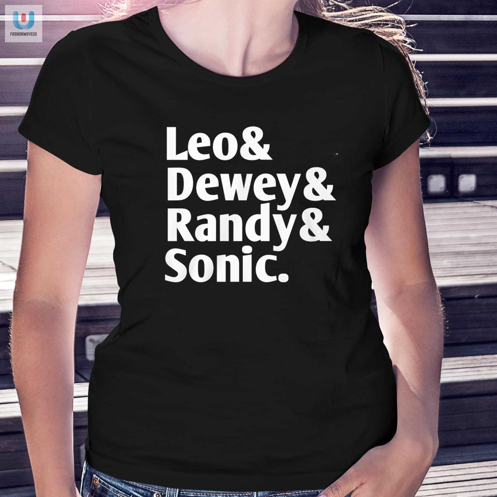 Leo  Dewey  Randy  Sonic Ben Schwartz Shirt 