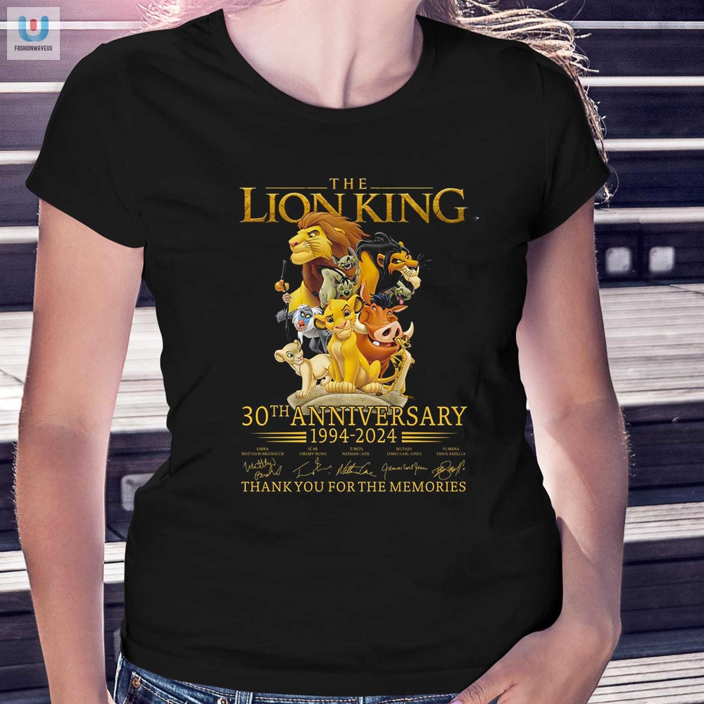 The Lion King Thank You For The Memories 1994 2024 Tshirt 