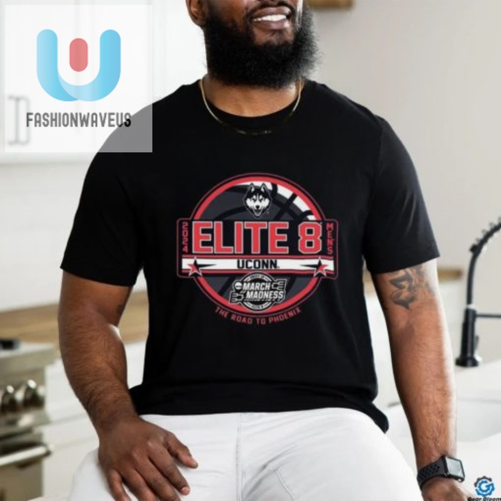 Uconn Huskies Mens Basketball 2024 Elite 8 T Shirt 