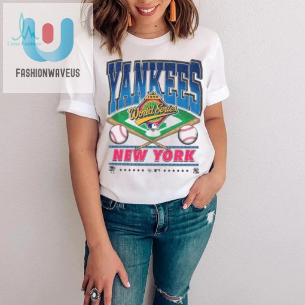 New York Yankees White Franklin Shot T Shirt 