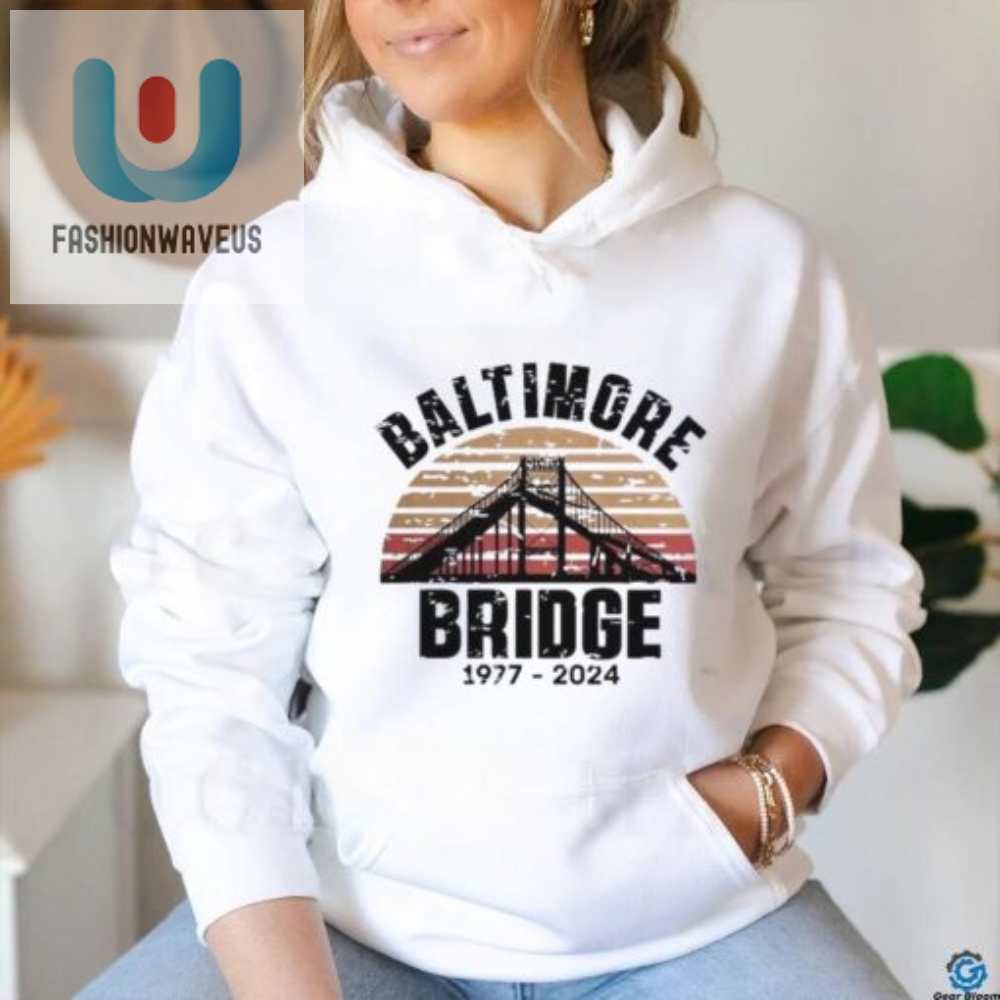 Baltimore Bridge Collapse Stay Strong Francis Scott Key 1977 2024 Vintage Shirt 