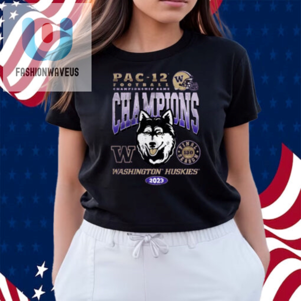Washington Huskies 2023 Pac12 Champions Dawgs On Top Youth Shirt 