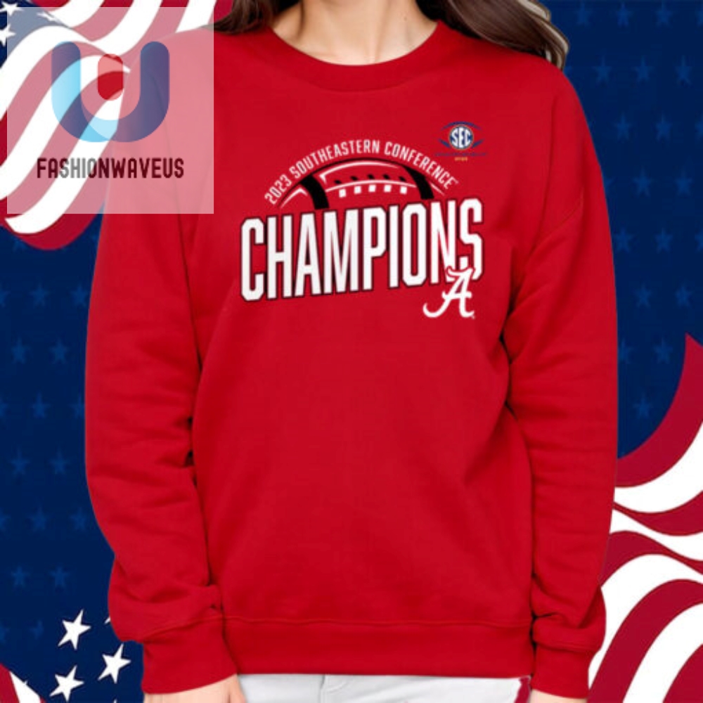 Alabama Crimson Tide Fanatics Branded 2023 Sec Football Conference Champions Shirt 
