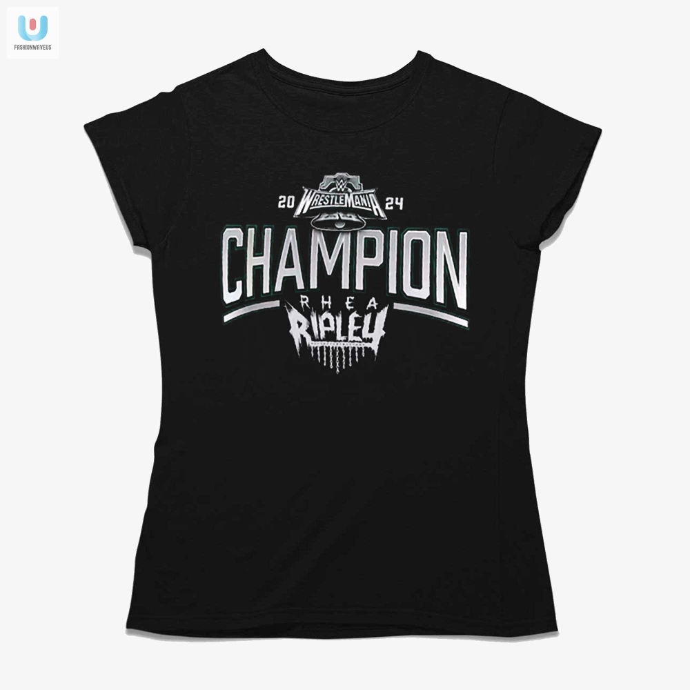 Rhea Ripley Wrestlemania 40 Champion Tshirt 