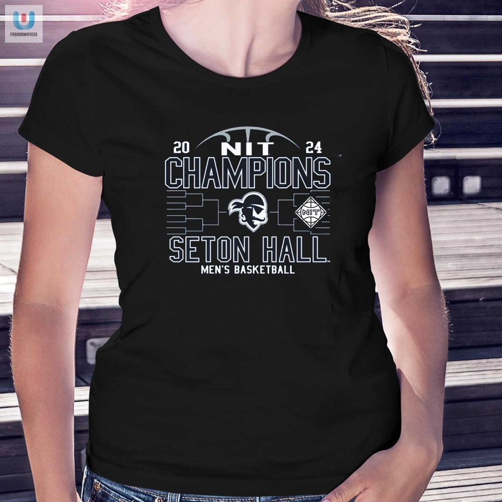 Seton Hall Pirates 2024 Ncaa Mens Basketball Nit Champions Tshirt 