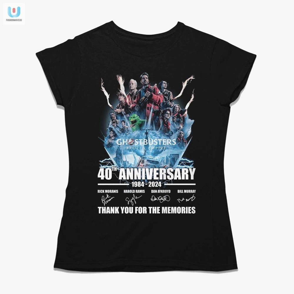 Ghostbusters Frozen Empire 40Th Anniversary 19842024 Thank You For The Memories Tshirt 