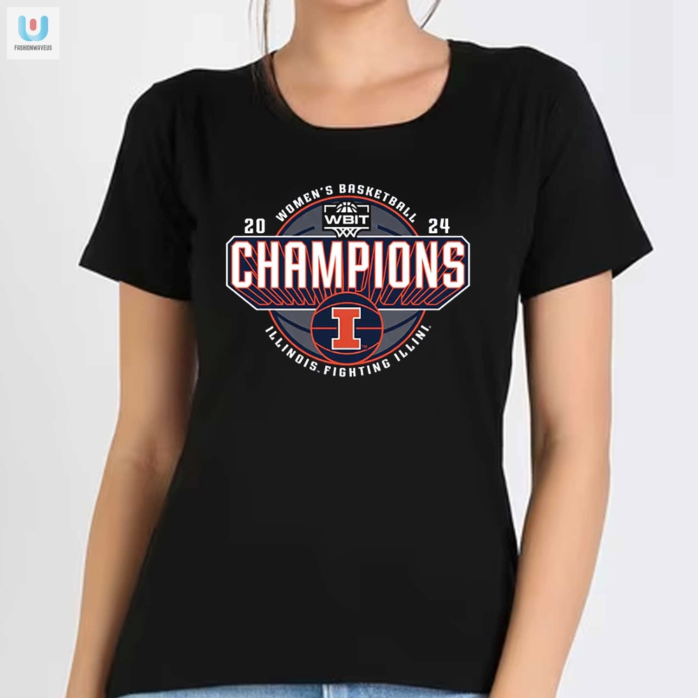 Illinois Fighting Illini 2024 Wbit Champions Tshirt 