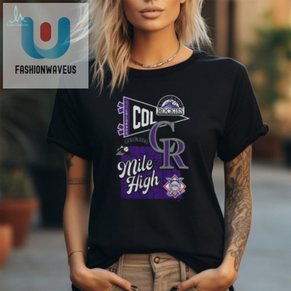 Official Colorado Rockies Fanatics Branded Black Split Zone T Shirt fashionwaveus 1 12