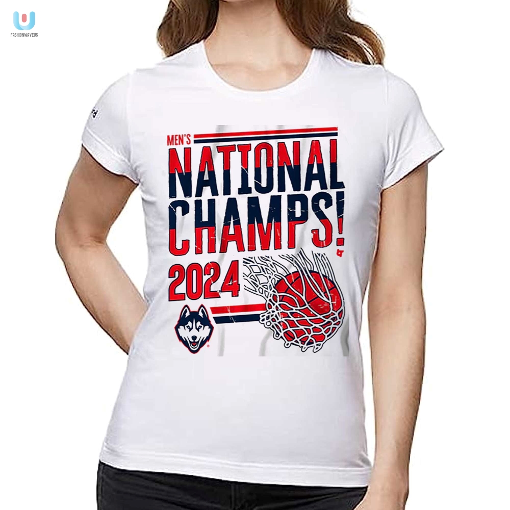 Uconn Mens Basketball 2024 National Champions Swish Shirt 