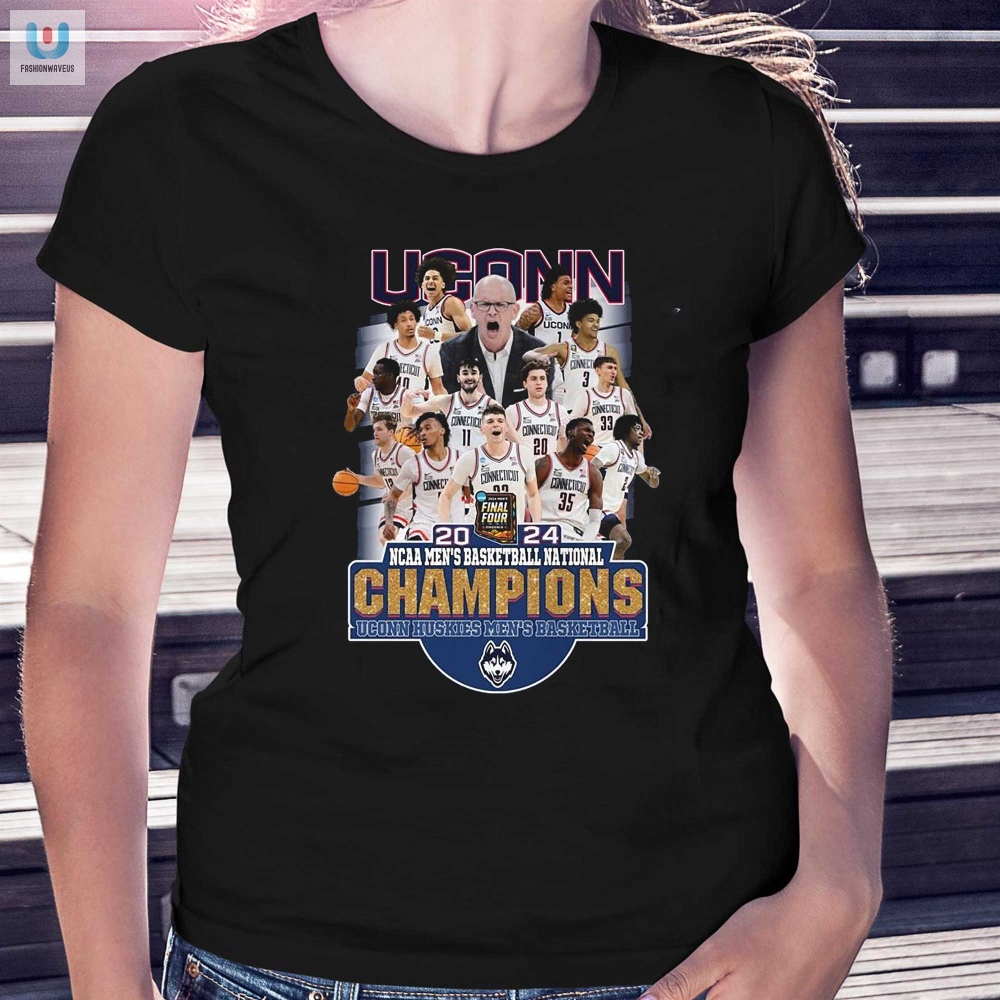 2024 Ncaa Mens Basketball National Champions Uconn Huskies Tshirt 