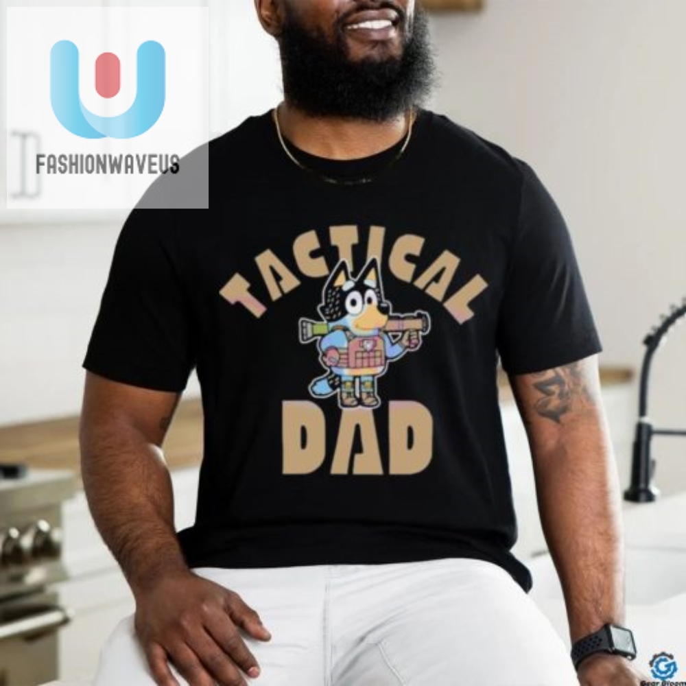 Tactical Dad Bandit Heeler Bluey Father Shirt 