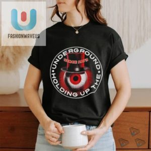 The Residents Red Eyeball Holding Up The Underground Shirt fashionwaveus 1 3