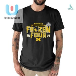 Michigan Wolverines 2024 Mens Frozen Four Hockey Shirt fashionwaveus 1 2
