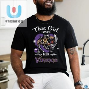 This Girl Loves Her Minnesota Vikings Hearts Diamond Mascot 2024 Shirt fashionwaveus 1 1