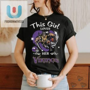 This Girl Loves Her Minnesota Vikings Hearts Diamond Mascot 2024 Shirt fashionwaveus 1 3