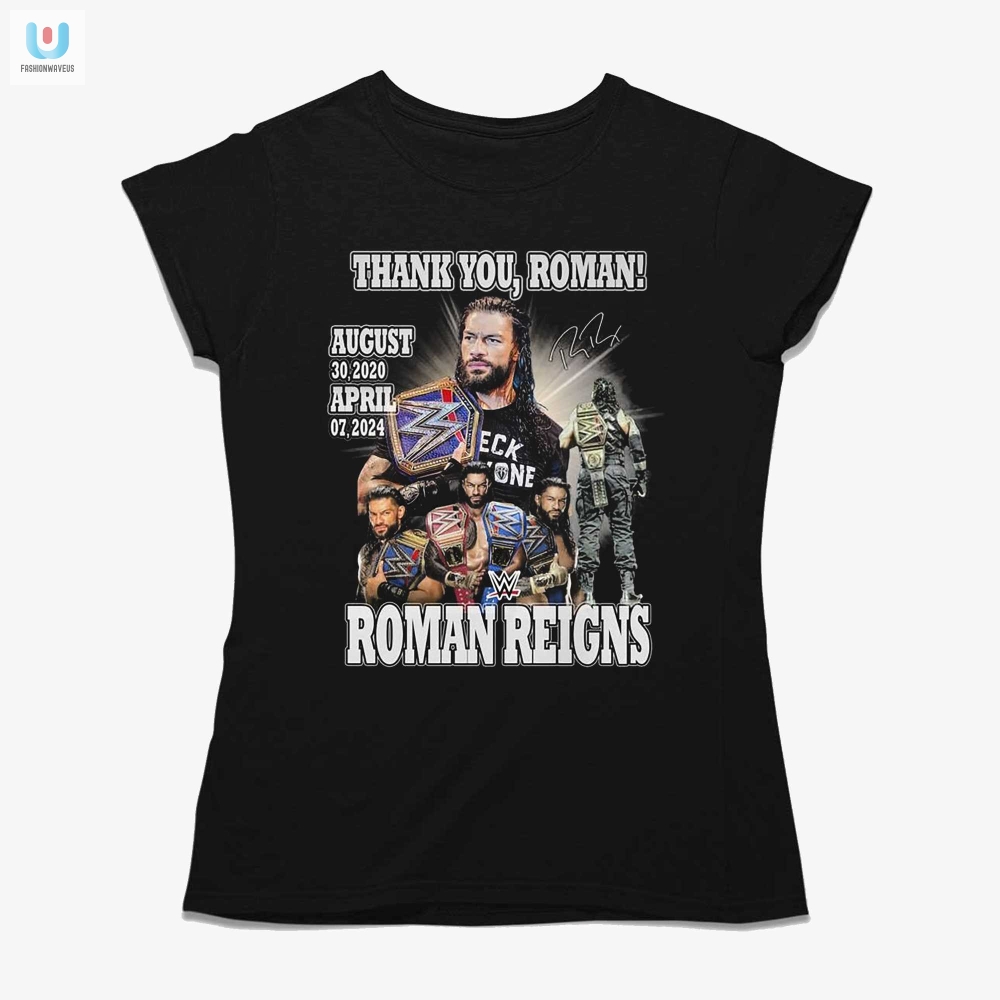 Thank You Roman Reigns August 30 2020 April 07 2024 Tshirt 