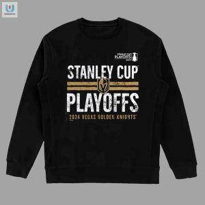 Vegas Golden Knights 2024 Stanley Cup Playoffs Crossbar Tshirt fashionwaveus 1 3