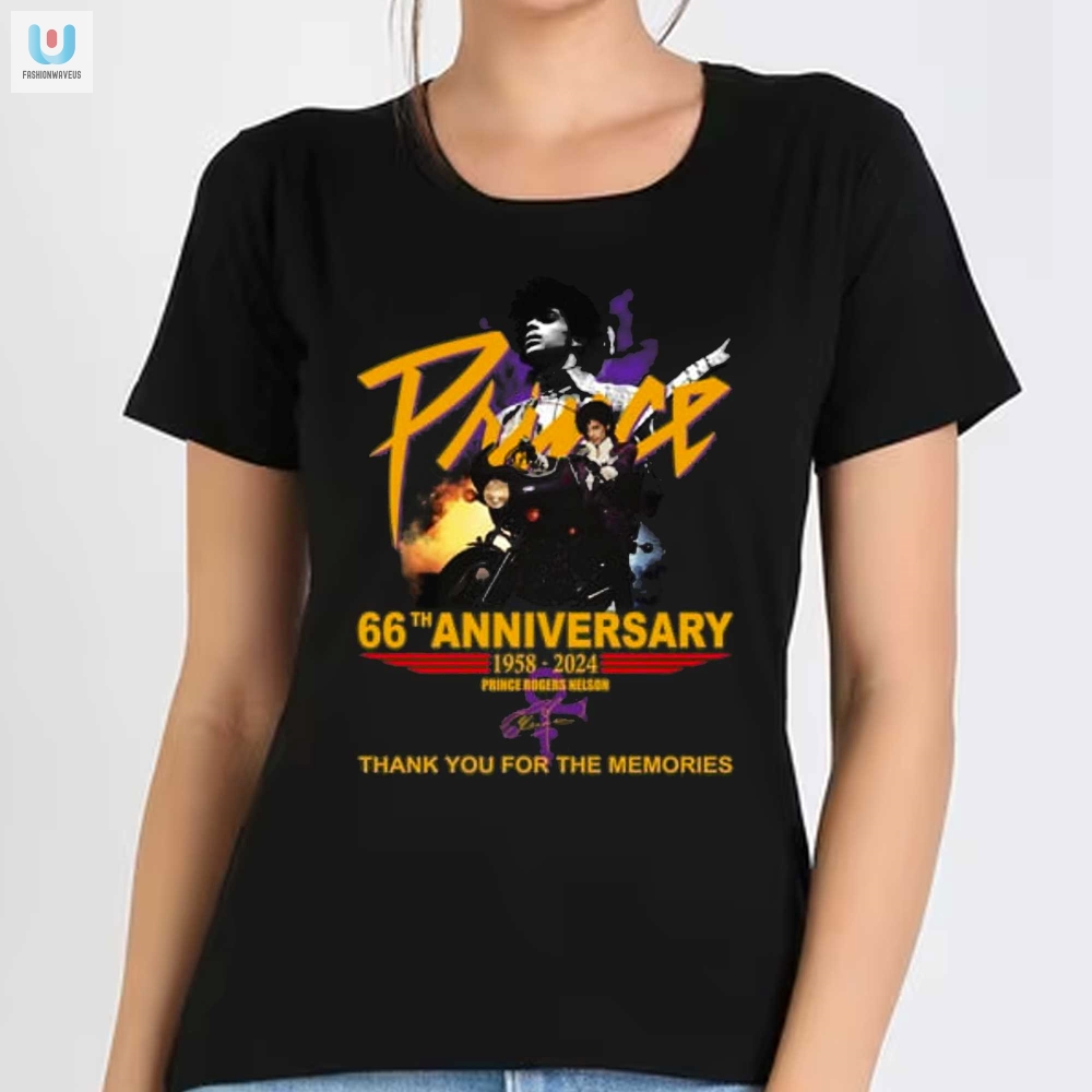 66Th Anniversary 19582024 Prince Rogers Nelson Thank You For The Memories Tshirt 