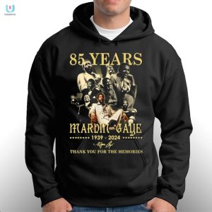 85 Years Marvin Gaye 19392024 Thank You For The Memories Tshirt fashionwaveus 1 2