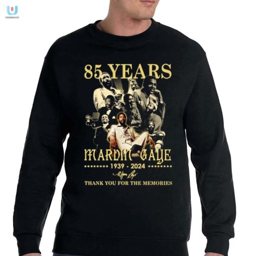 85 Years Marvin Gaye 19392024 Thank You For The Memories Tshirt fashionwaveus 1 7