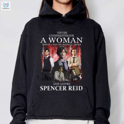 Never Underestimate A Woman Who Is A Fan Of Criminal Minds And Loves Spencer Reid Tshirt fashionwaveus 1 10