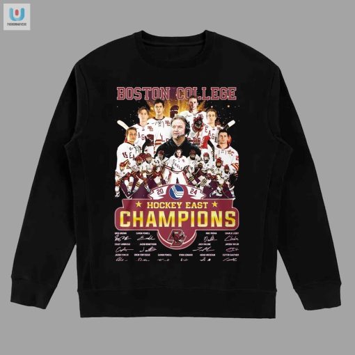 Boston College 2024 Hockey East Champions Tshirt fashionwaveus 1 11