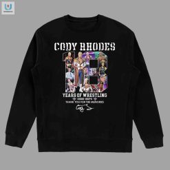 Cody Rhodes 18 Years Years Of Wrestling 20062024 Thank You For The Memories Tshirt fashionwaveus 1 3