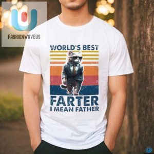 Cat Dad Worlds Best Farter I Mean Father Retro Shirt fashionwaveus 1 2