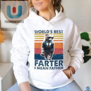 Cat Dad Worlds Best Farter I Mean Father Retro Shirt fashionwaveus 1 3