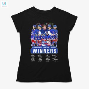 New York Rangers Presidents Eastern Metro Winners 2024 Tshirt fashionwaveus 1 1