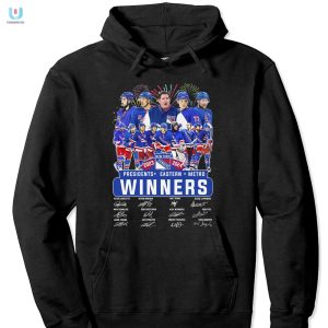 New York Rangers Presidents Eastern Metro Winners 2024 Tshirt fashionwaveus 1 2