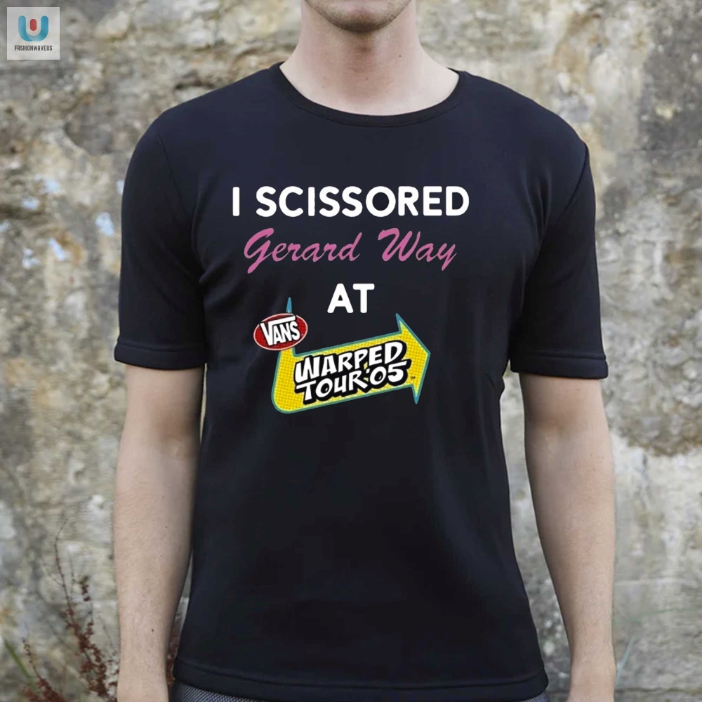 I Scissored Gerard Way At Vans Warped Tour05 Shirt fashionwaveus 1