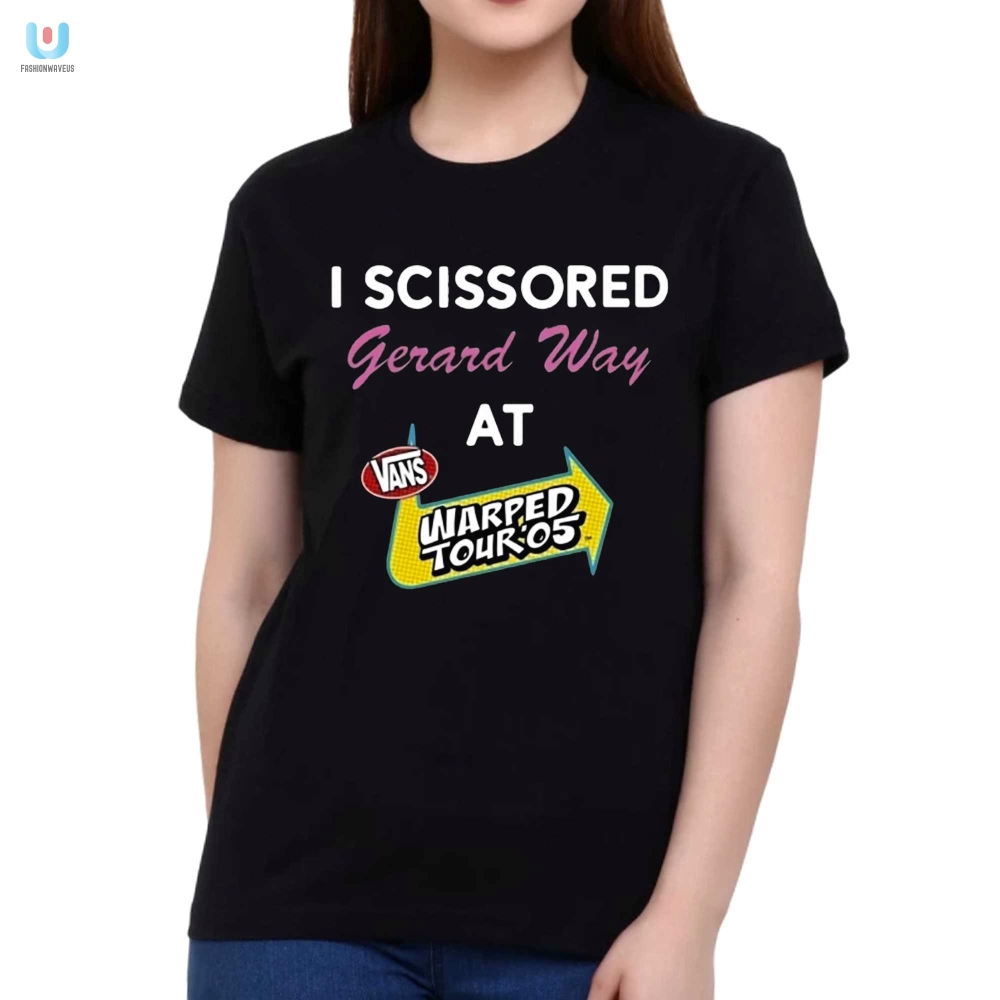 I Scissored Gerard Way At Vans Warped Tour05 Shirt 