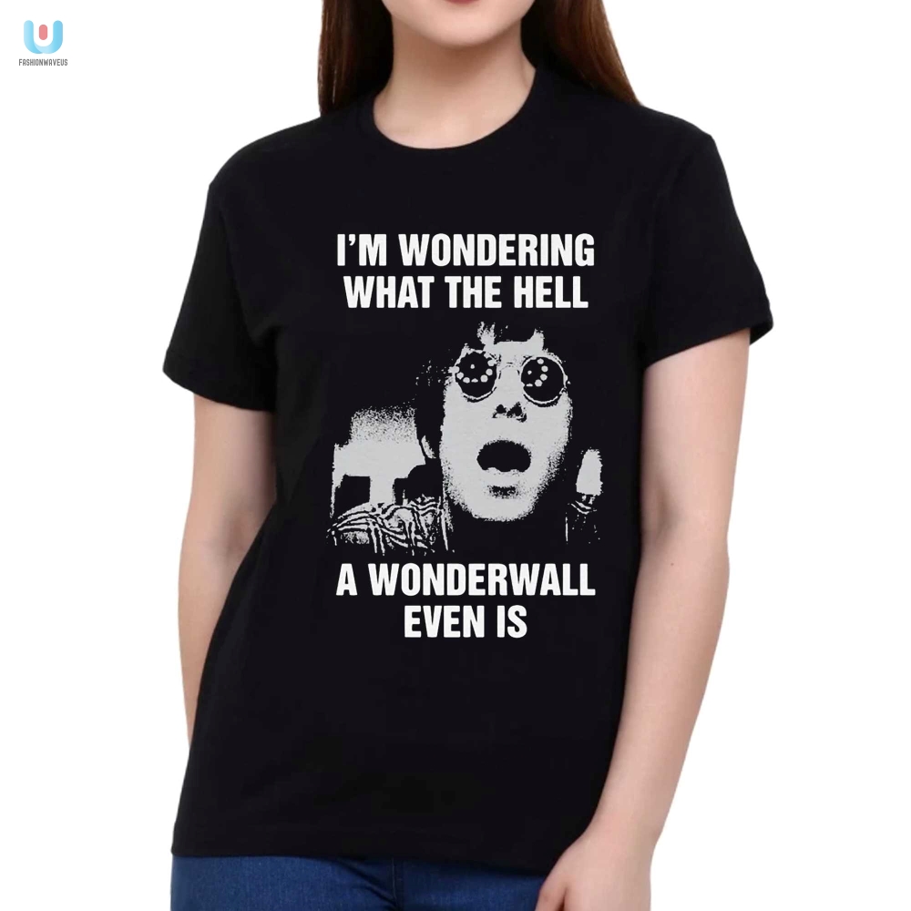 Im Wondering What The Hell A Wonderwall Even Is Shirt 