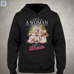 Never Underestimate A Woman Who Understands Basketball And Loves Fevers Tshirt fashionwaveus 1 2