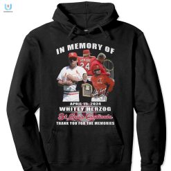 In Memory Of April 15 2024 Whitey Herzog St Louis Cardinals Thank You For The Memories Tshirt fashionwaveus 1 2