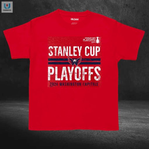 Washington Capitals 2024 Stanley Cup Playoffs Crossbar Triblend Tshirt fashionwaveus 1 3