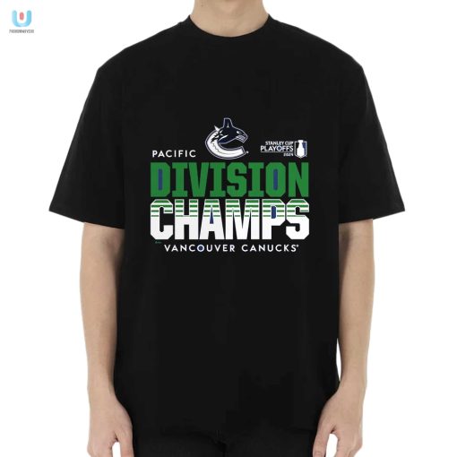 Vancouver Canucks 2024 Pacific Division Champions Tshirt fashionwaveus 1