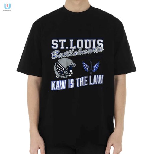 St Louis Battlehawks Retro Kaw Is The Law Shirt fashionwaveus 1