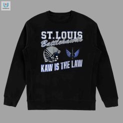 St Louis Battlehawks Retro Kaw Is The Law Shirt fashionwaveus 1 3